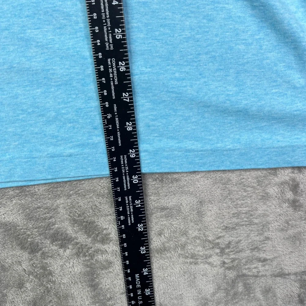 Polo Ralph Lauren Polo Shirt Men 3XB Blue Heathered Flesh Pony Short Sleeve Knit